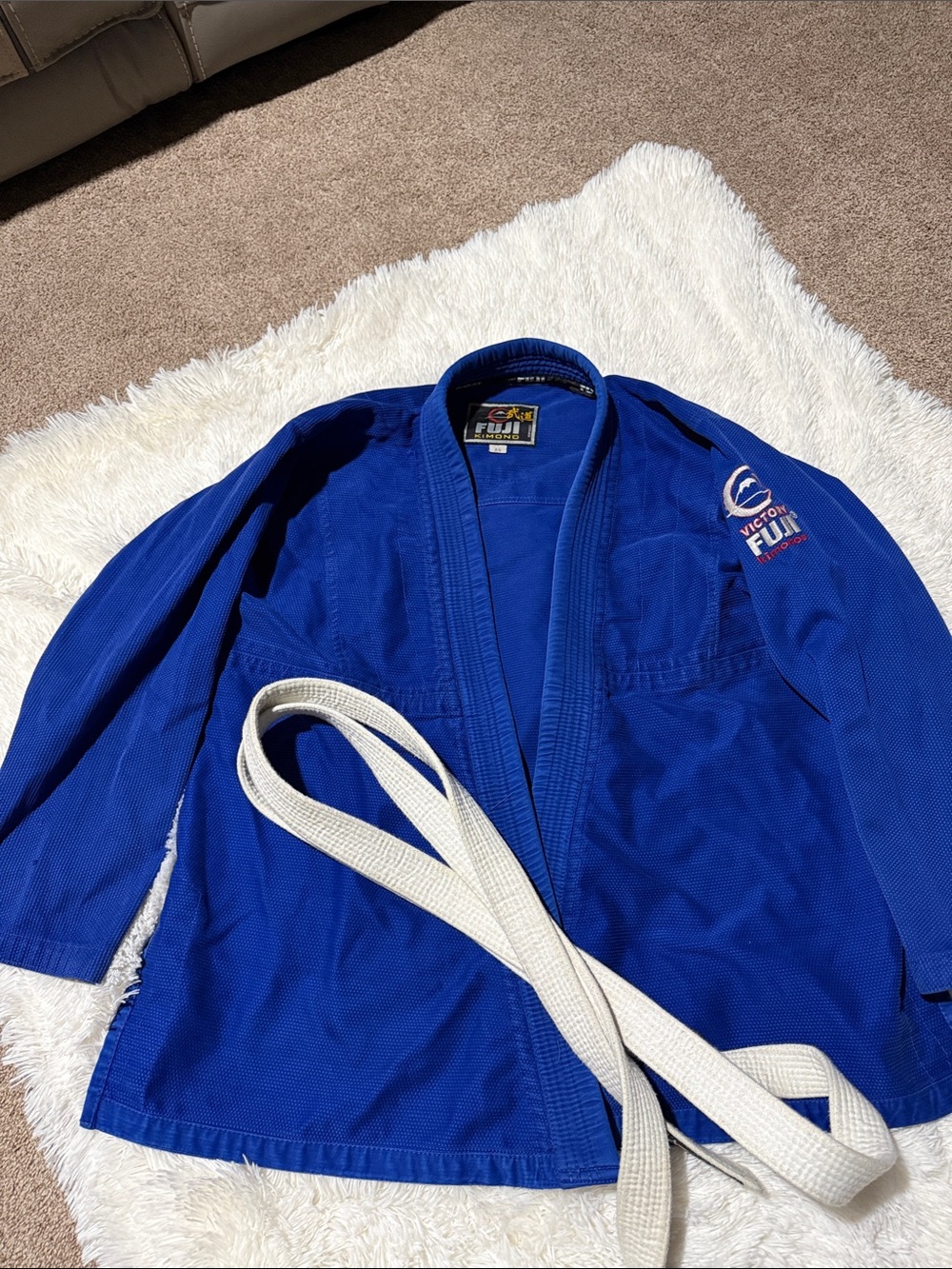 Blue Fusion Performance Martial Arts Jacket